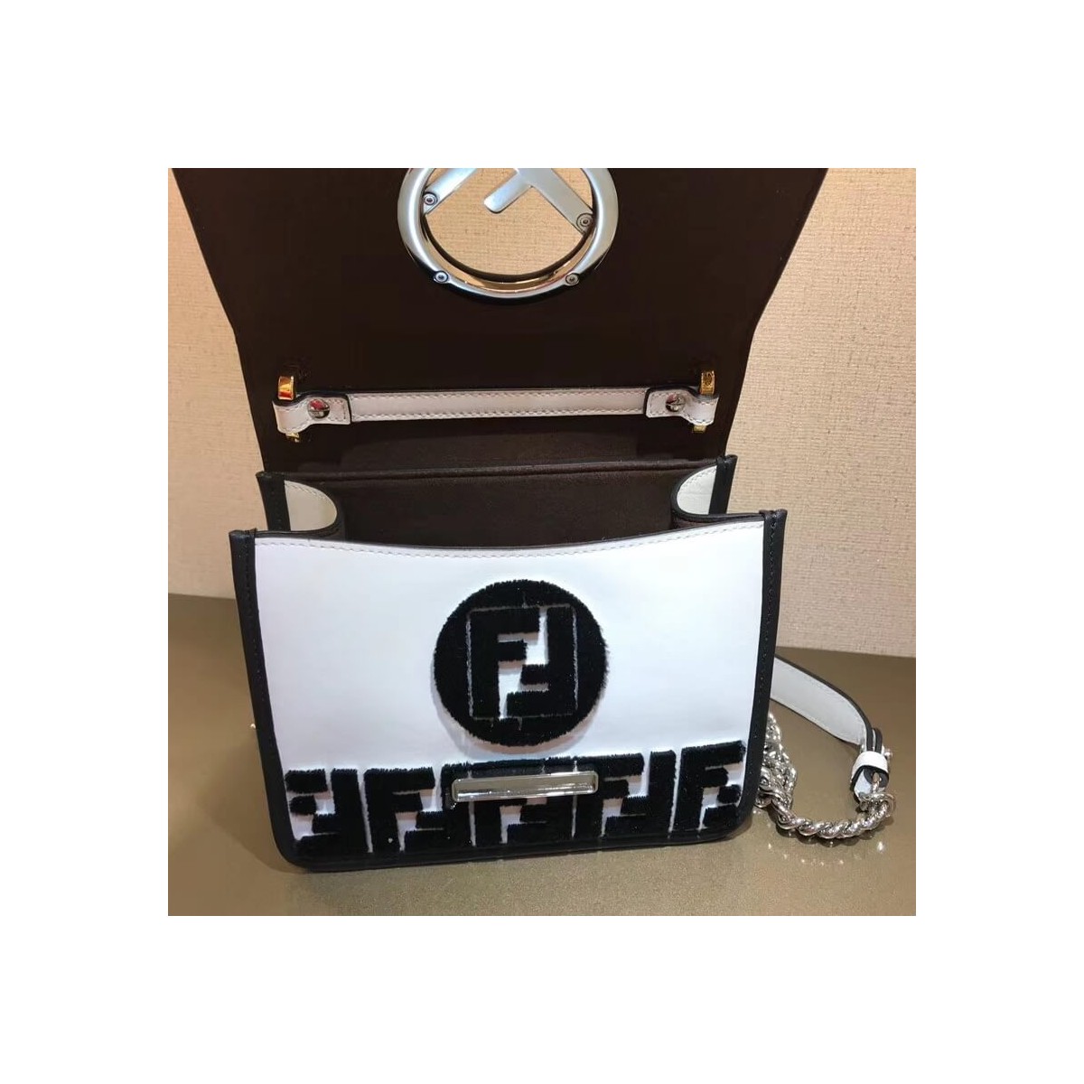 Fendi Small Kan I F Bag 8BT286