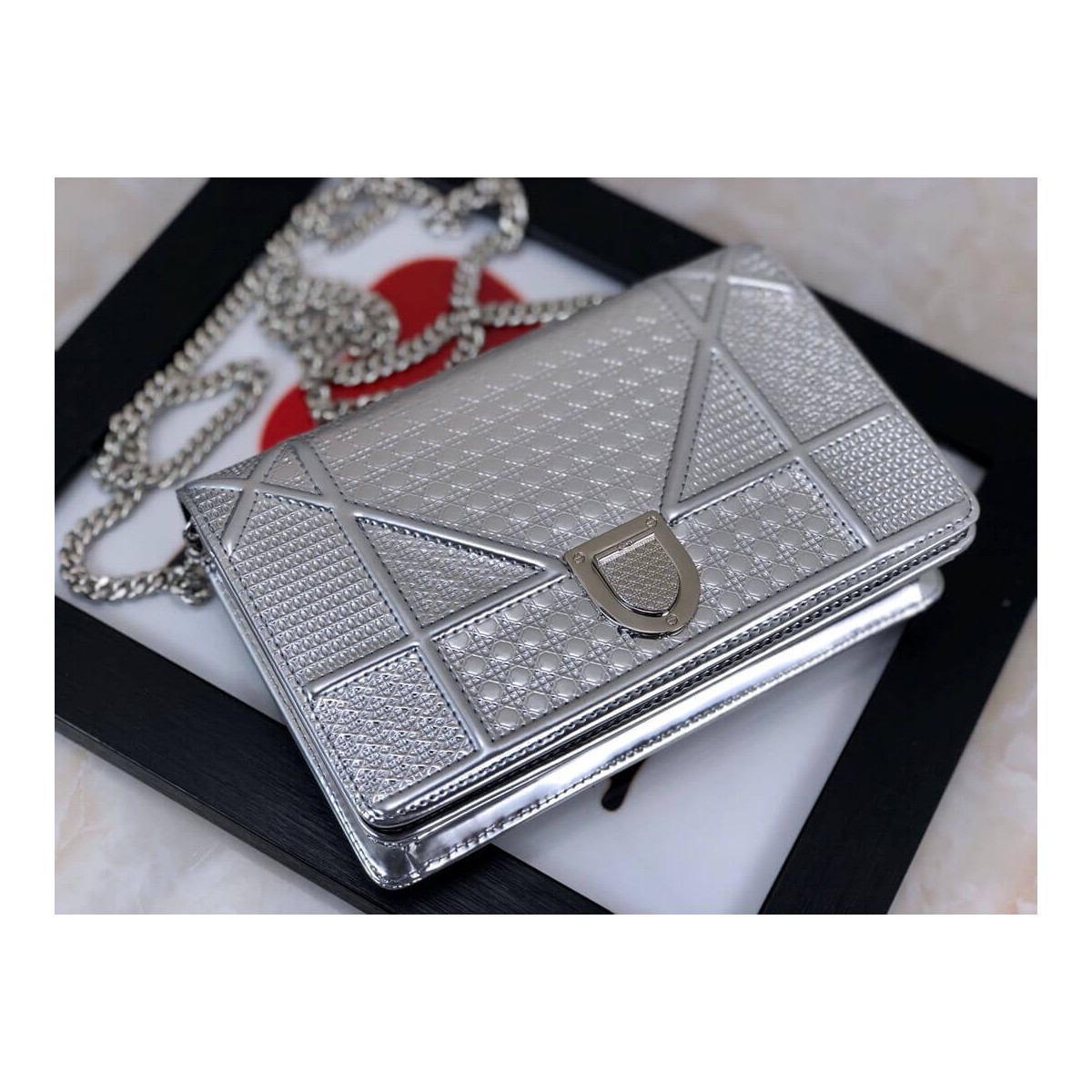 Dior Diorama Wallet on Chain Pochette Bag