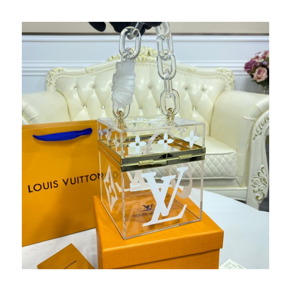 Louis Vuitton Cube Scott Box in Transparent GI0488