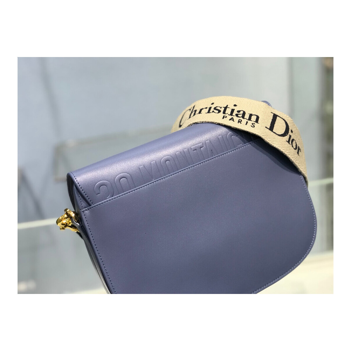 Dior Large Bobby Bag in Box Calfskin M9320