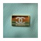 Chanel Mini Flap Bag With Top Handle AS2431 in Iridescent Lambskin