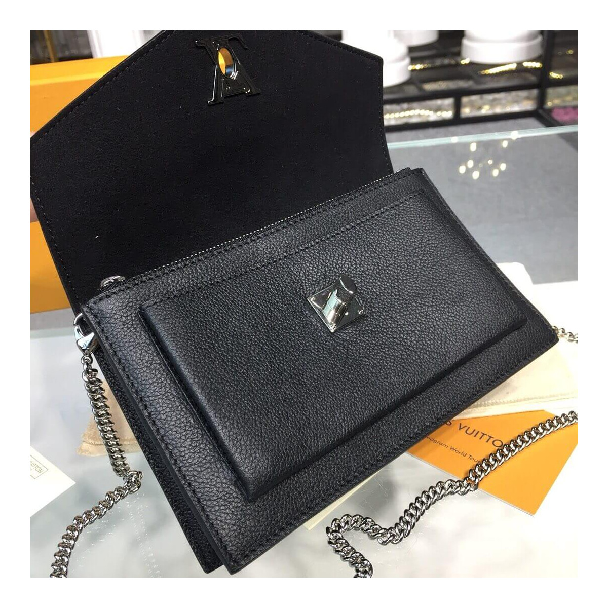 Louis Vuitton Mylockme Chain Pochette M63471 M63980