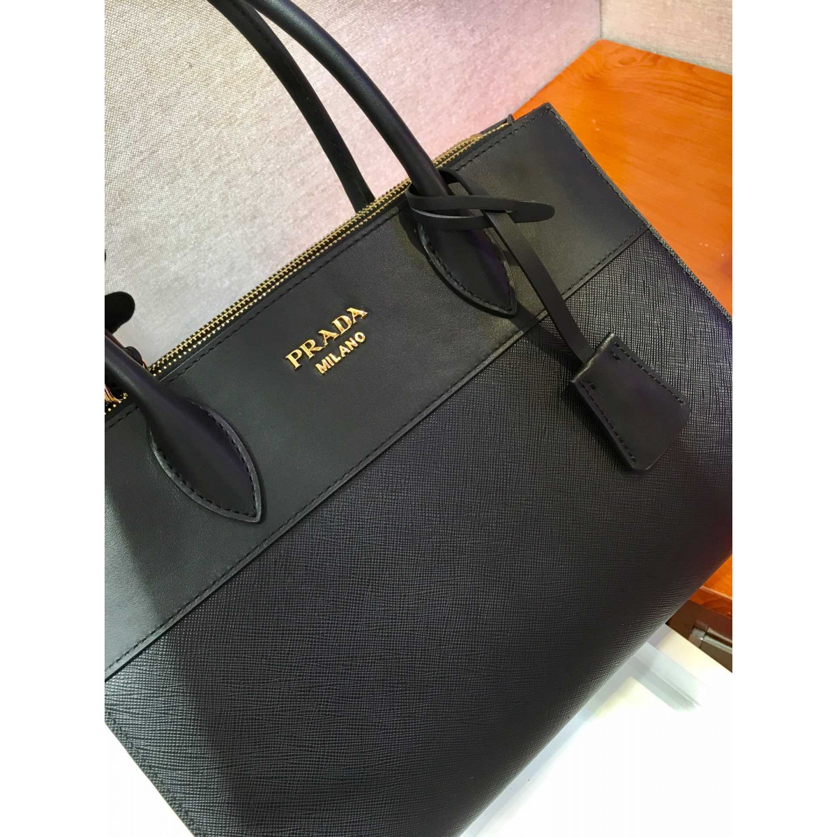 Prada Paradigme Saffiano Leather Bag 1BA102-1