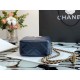 Chanel Caviar Calfskin Pearl Crush Gold Ball Phone Clutch With Chain 99098