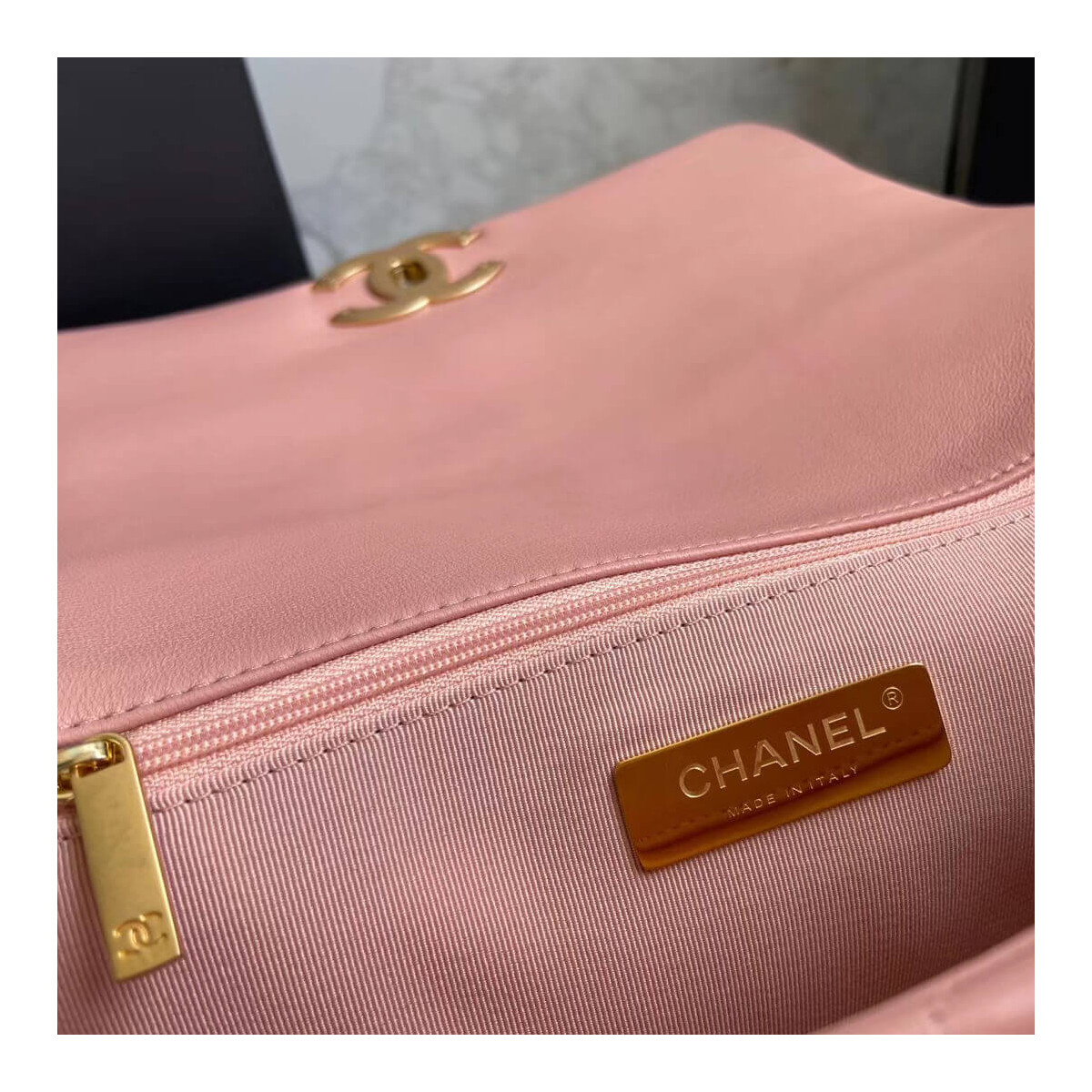 Chanel 19 Lambskin Flap Bag AS1160