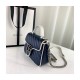 Gucci GG Marmont Mini Top Handle Bag 583571 Blue