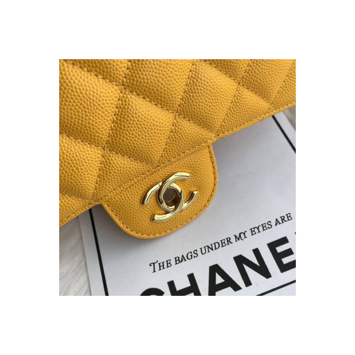 Chanel Caviar Calfskin 20cm Classic Flap Bag 1116