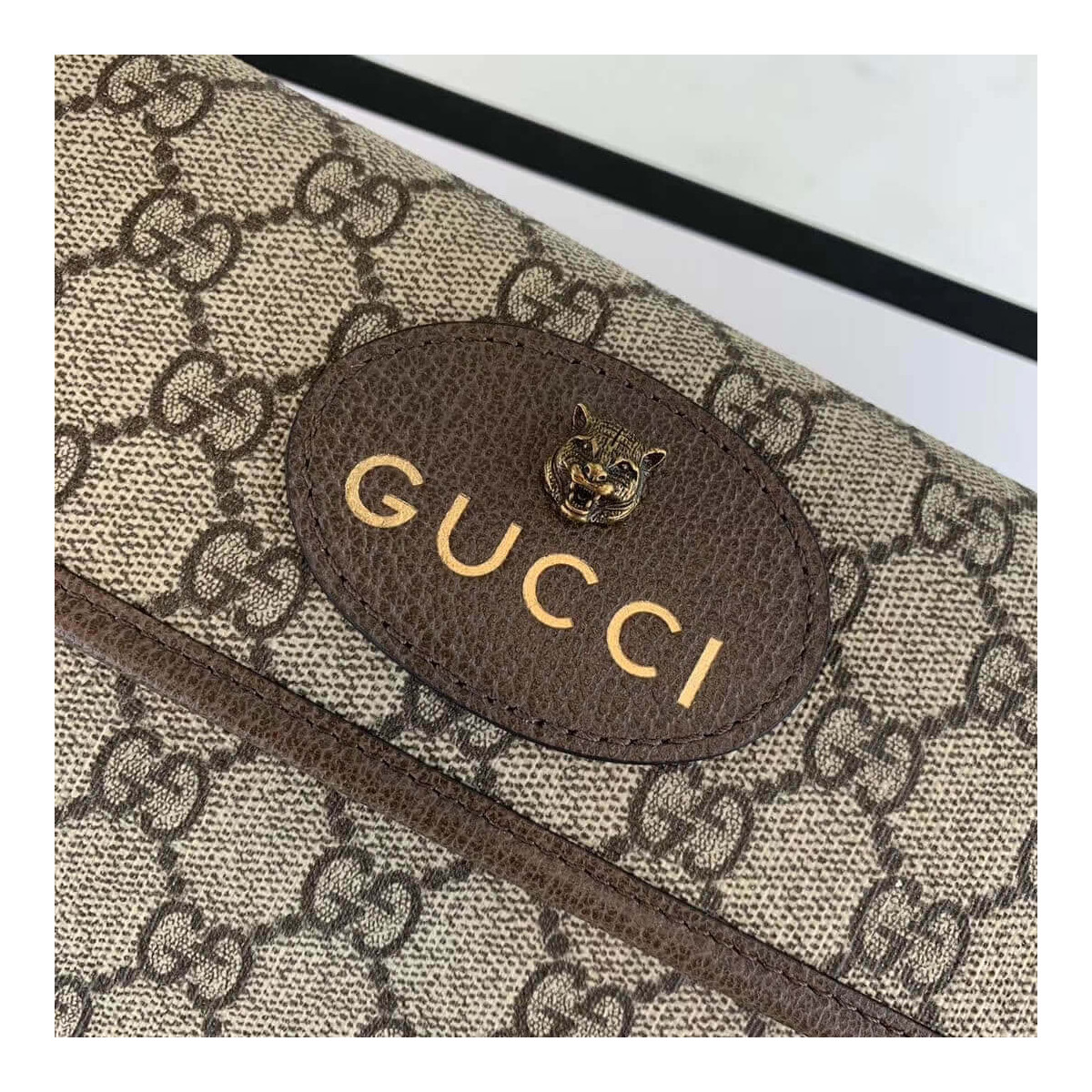 Gucci GG Supreme 489617 Coffee