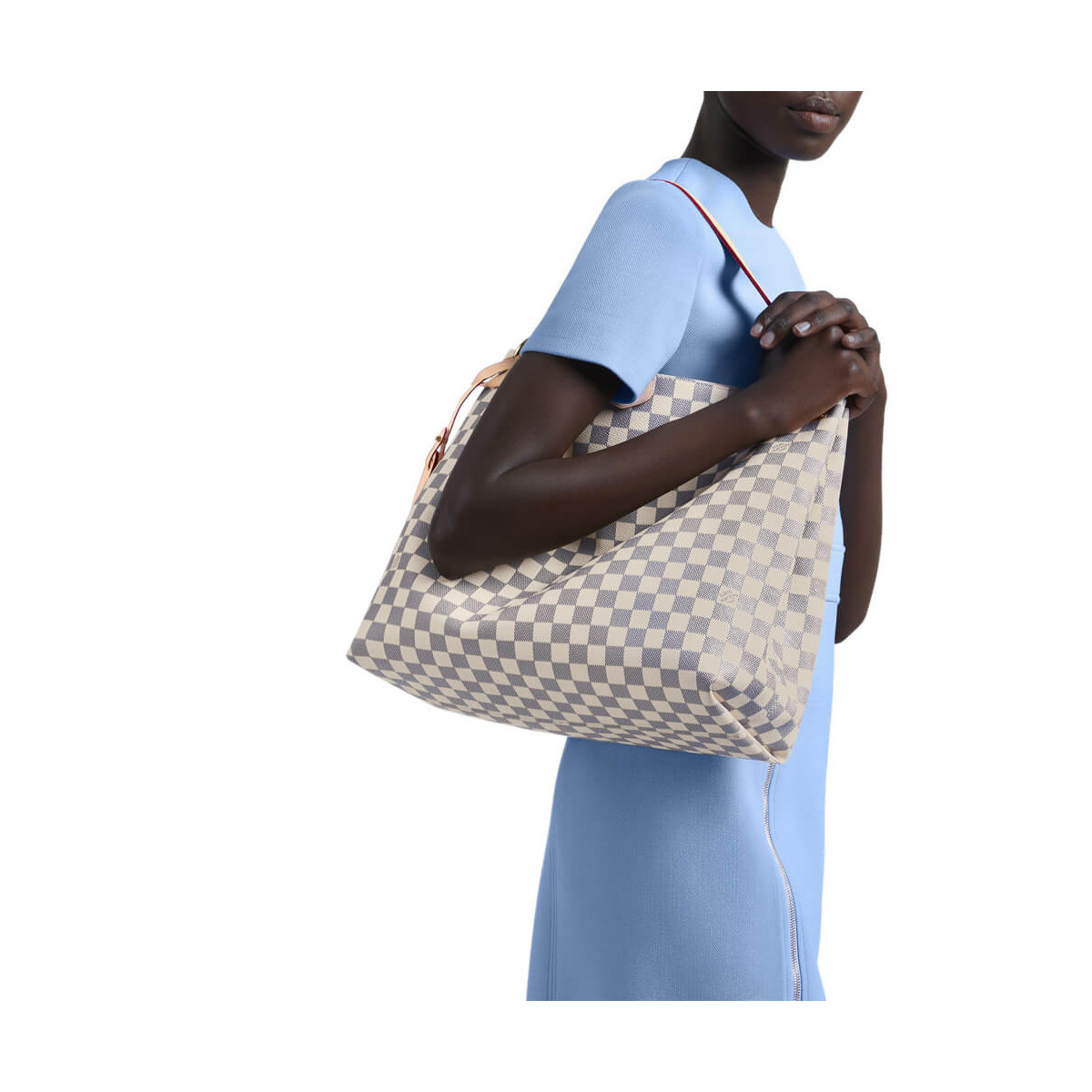 Louis Vuitton Damier Azur Canvas Graceful MM N42233