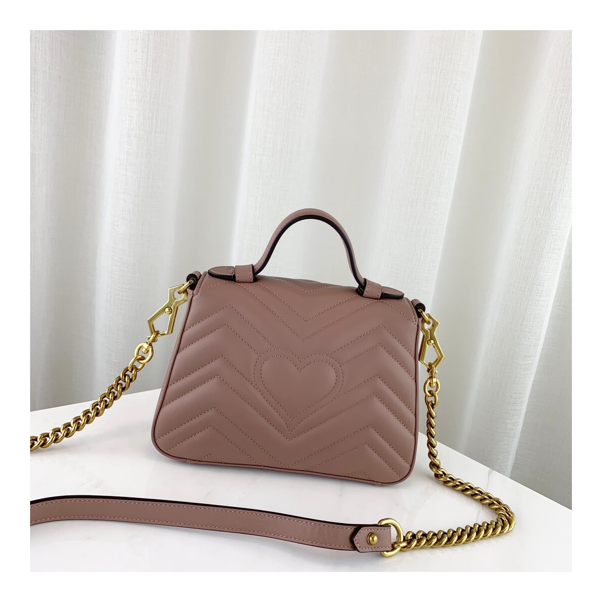 Gucci GG Marmont Mini Top Handle Bag 547260