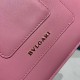 Bvlgari Serpenti Forever Crossbody Top Handle Bag 18cm 284537 White/Pink