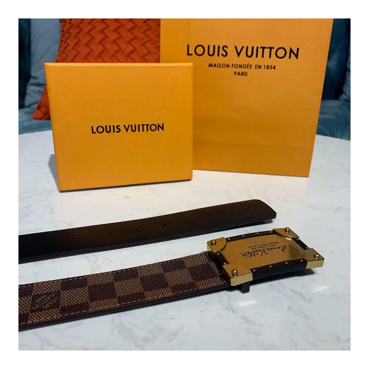 Louis Vuitton Neo Trunk 40mm Reversible Belt M0185U