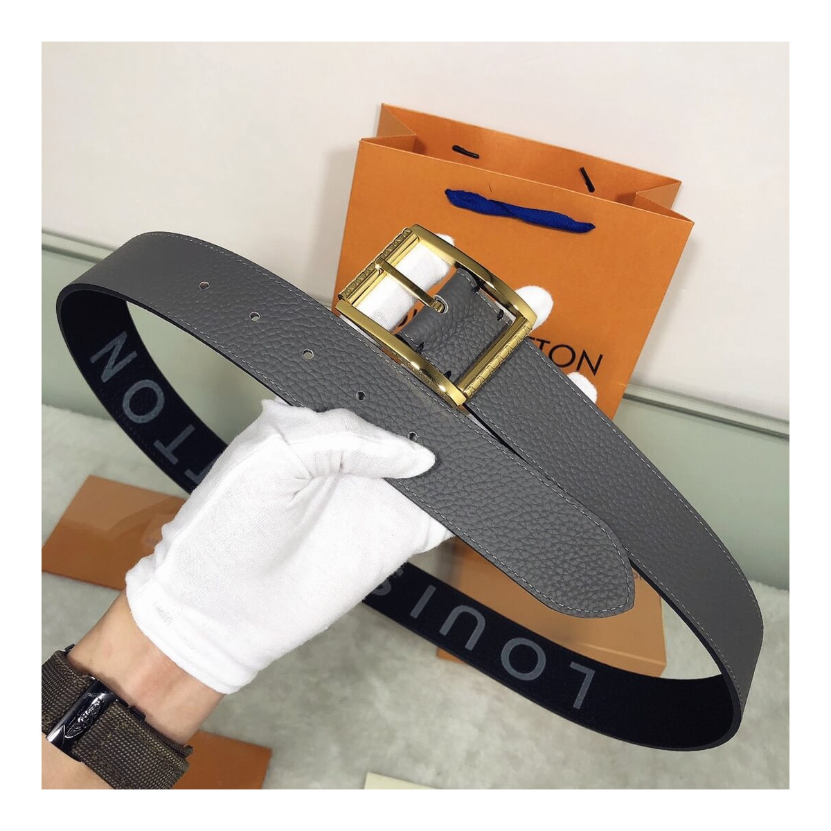 Louis Vuitton Reverso 40mm Reversible Belt M0127