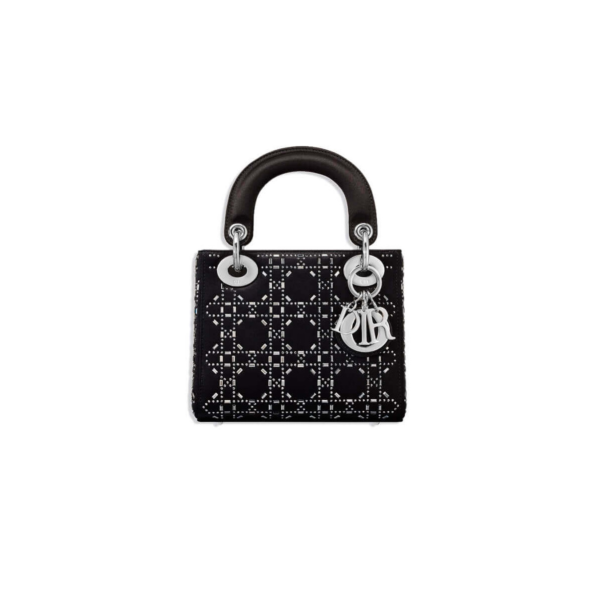 Christian Dior Rhinestones Mini Lady Dior Bag M0500