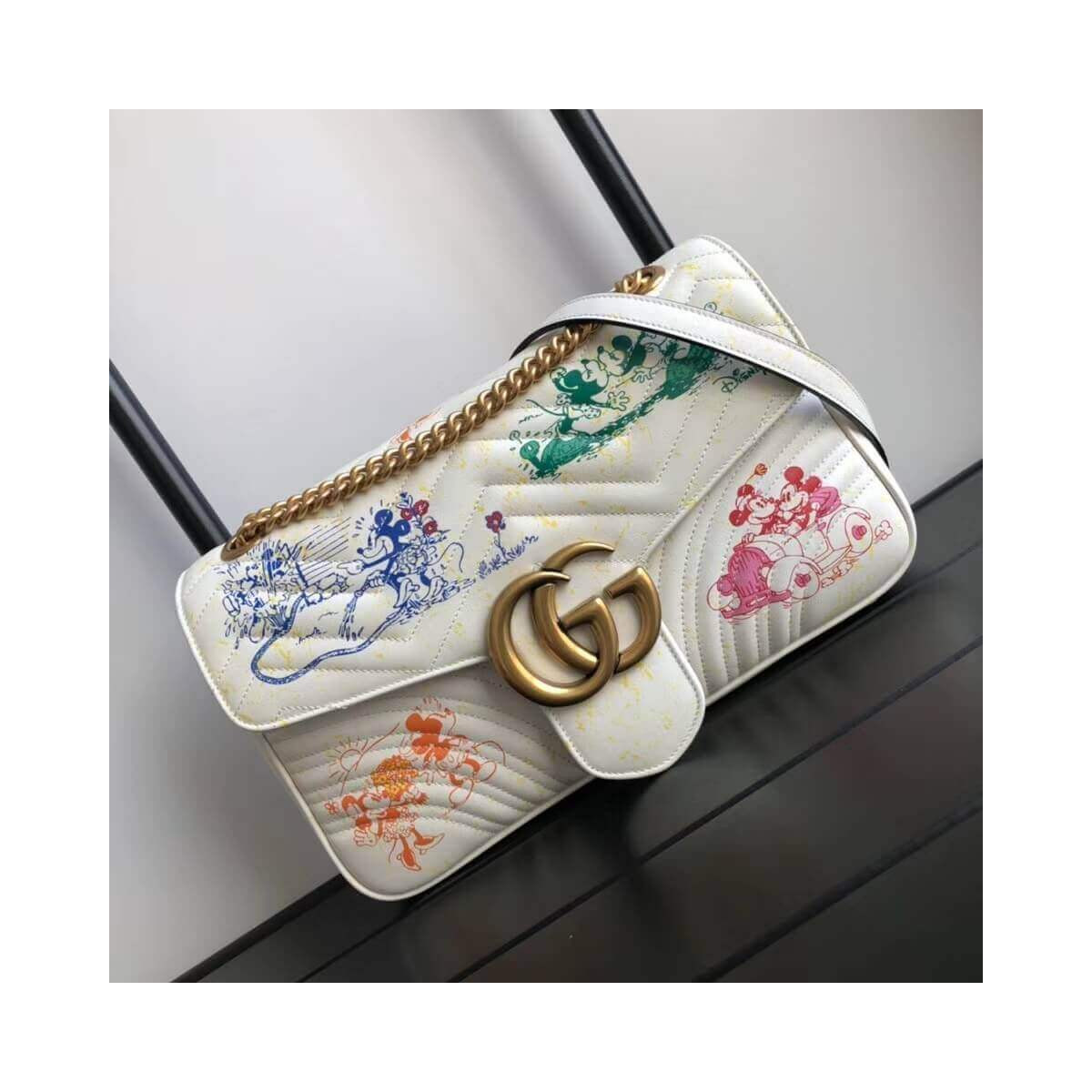 Disney x Gucci GG Marmont Medium Shoulder Bag 443496