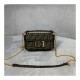 Fendi Mini Baguette Bag in Brown Fabric 8BS017