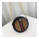 Gucci Suede Ophidia Mini Round Shoulder Bag 550618