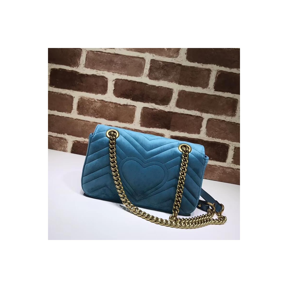 Gucci GG Marmont Velvet Shoulder Bag 446744