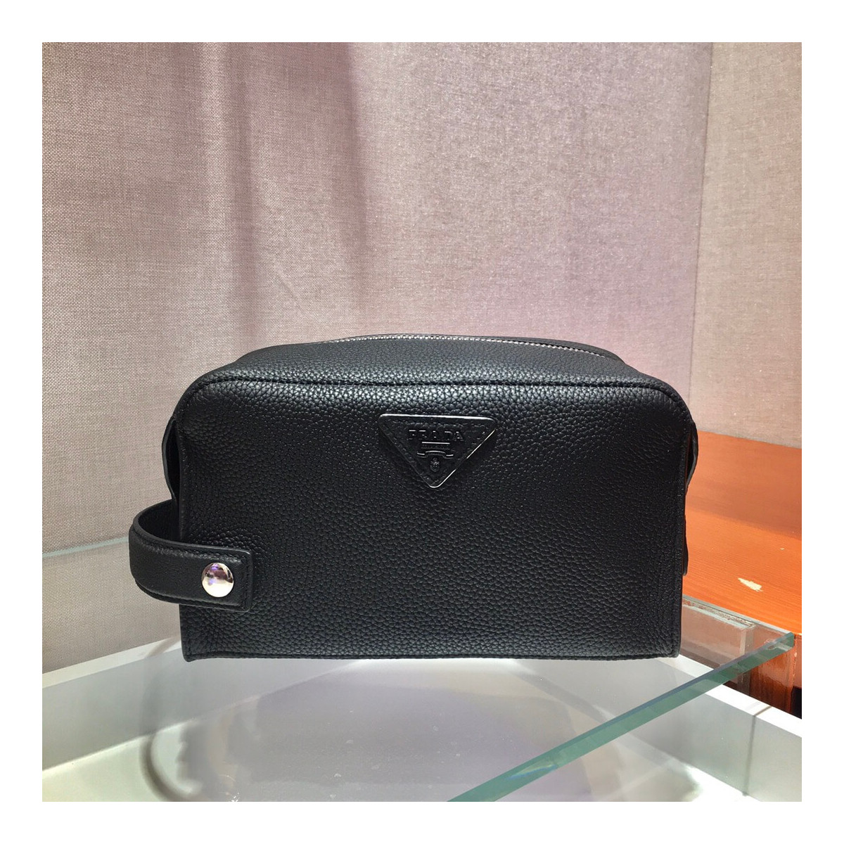 Prada Leather Clutch Bag 2VF027