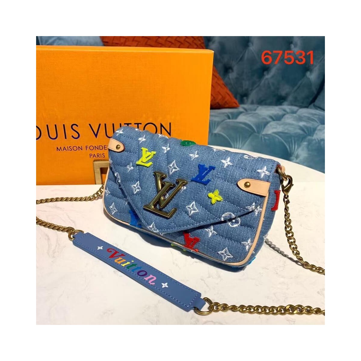 Louis Vuitton New Wave Chain Pochette M67531