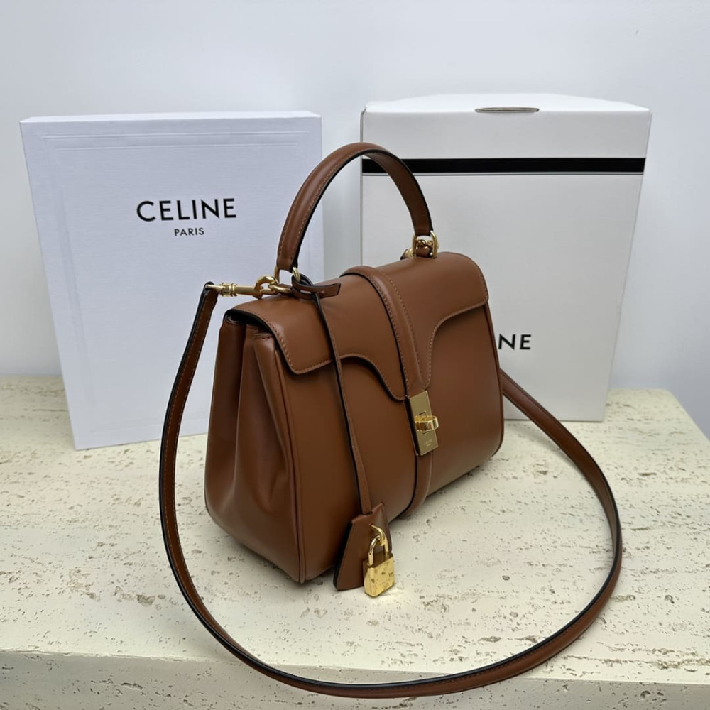 Celine Small 16 Bag In Satinated Calfskin 188003