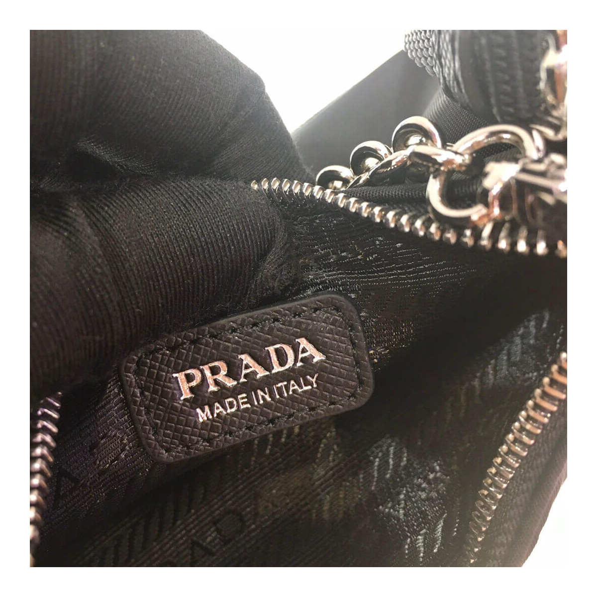 Prada Mini Nylon Hobo Bag 15cm 1BC204