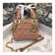 Christian Dior Patent Calfskin Mini Lady Dior Bag M0505