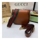 Gucci Lady Web Calfskin Leather Shoulder Bag 384821