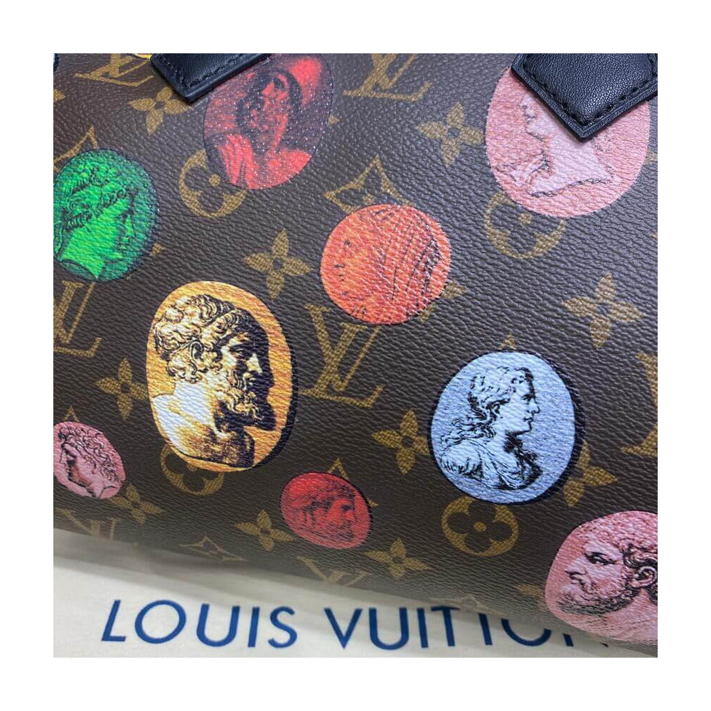 Louis Vuitton Monogram Cameo Printed Speedy Bandouliere 25 M45910