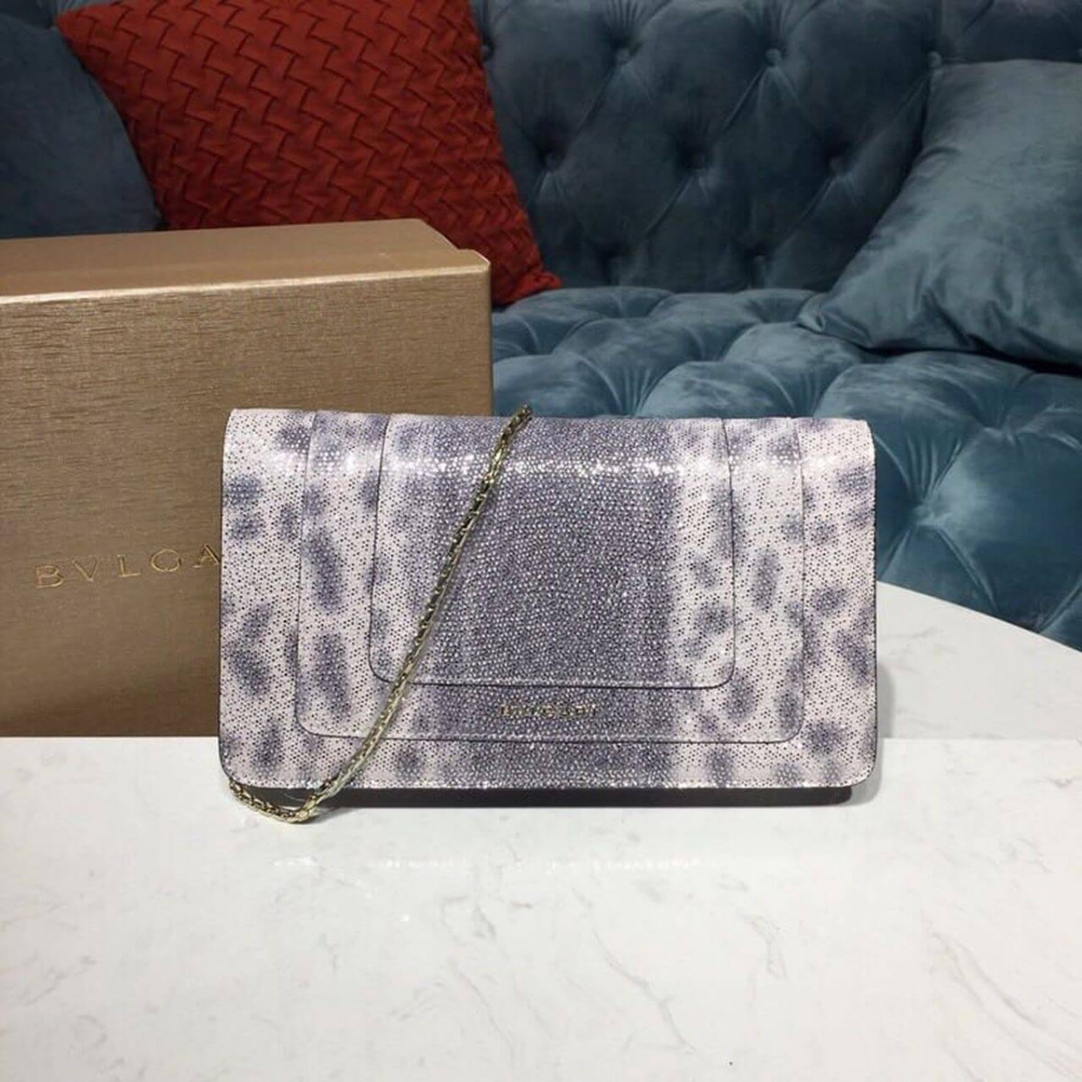 Bvlgari Serpenti Forever Shoulder Bag 25cm in Karung Skin 2858505