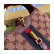 Gucci Jackie 1961 Mini Shoulder Bag 637092 in Burgundy GG Canvas