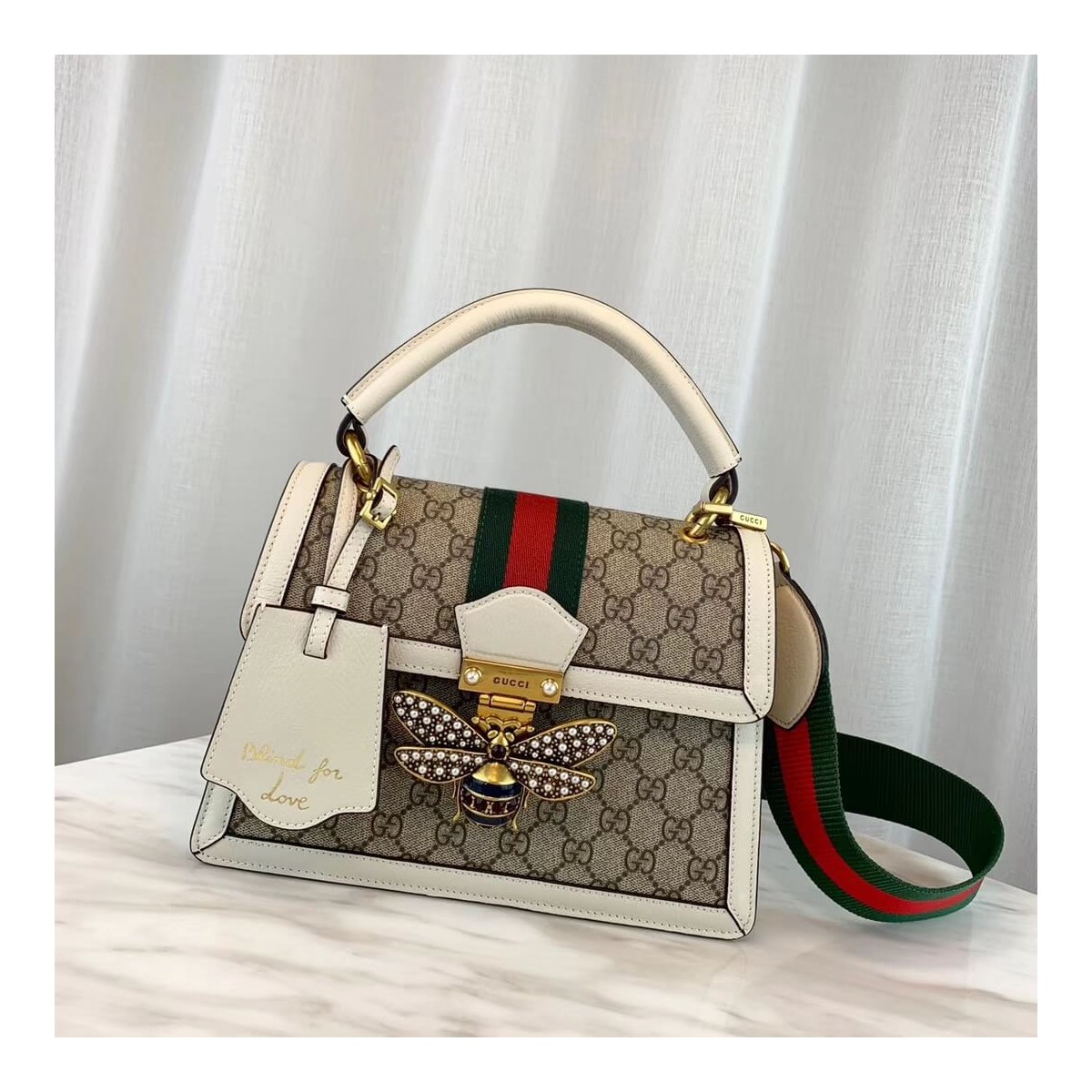 Gucci Queen Margaret GG Supreme Medium Shoulder Bag 476541