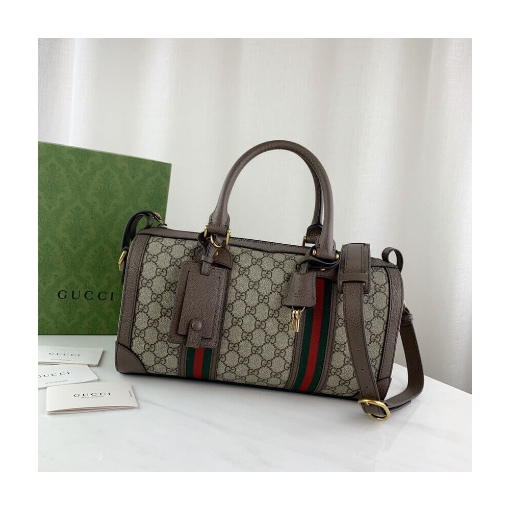 Gucci GG Small Duffel Bag With Web 645017