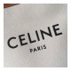 Celine Vertical Cabas Celine In Canvas With Celine Print And Calfskin 190402