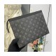 Louis Vuitton Monogram Eclipse Pochette Voyage MM M61692