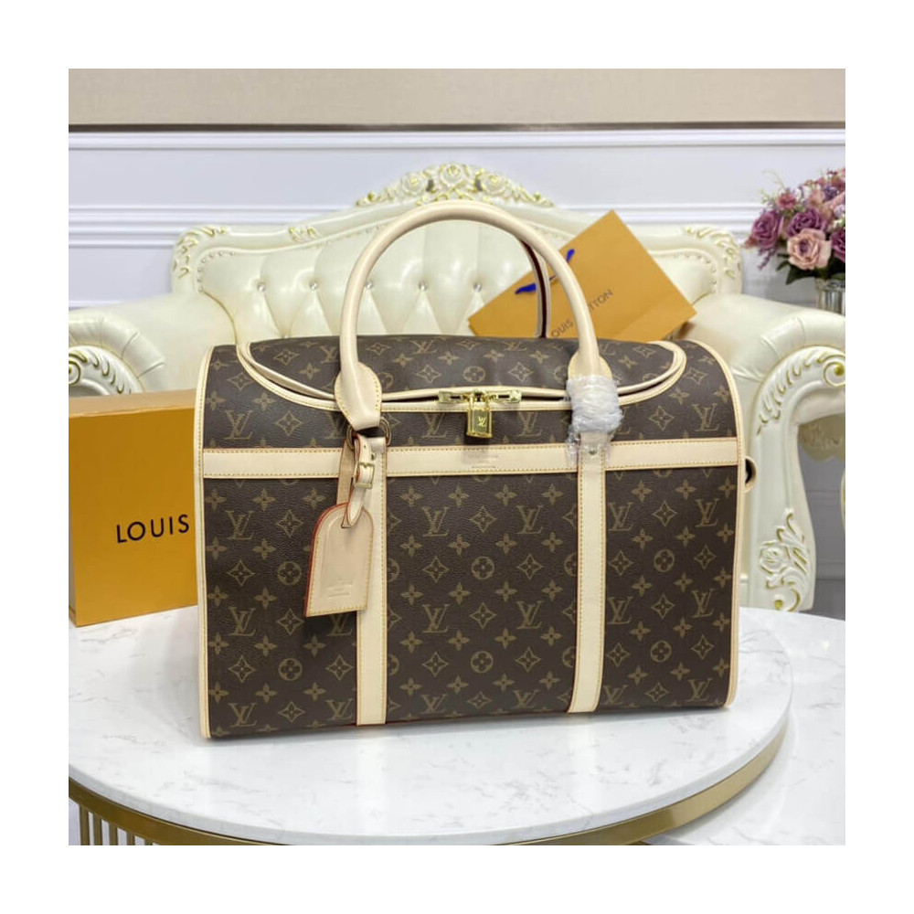 Louis Vuitton Monogram Canvas Dog Carrier 50 M42021