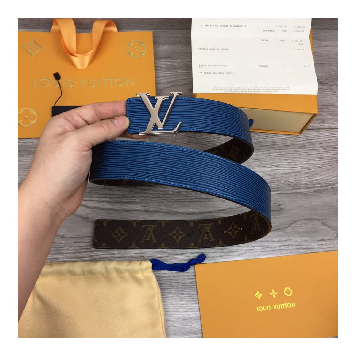 Louis Vuitton Initiales 40mm Belt MP109