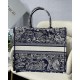 Dior Book Tote Blue Toile de Jouy Reverse Embroidery M1286