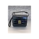 Balenciaga B Small Croc-effect Leather Shoulder Bag