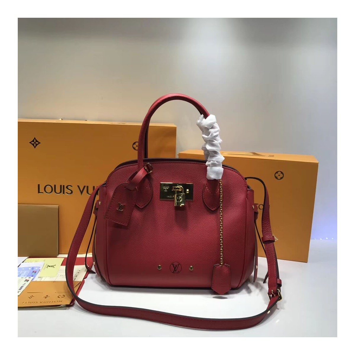 Louis Vuitton Calf Leather Milla PM M51684