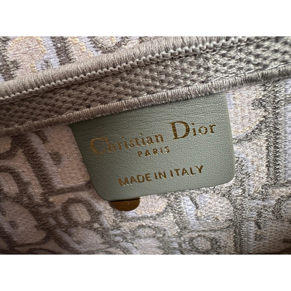 Christian Dior Saddle Denim Canvas Bag M0446