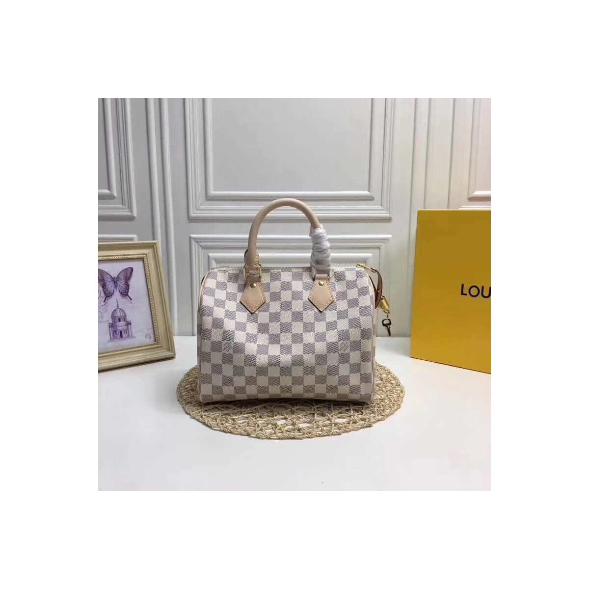 Louis Vuitton Damier Azur Canvas Speedy 25 N41371