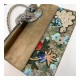 Gucci Embroidered Bee And Flower Shoulder Bag 400249 Khaki