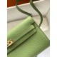 Hermes Kelly Wallet to Go Woc 499041 Green