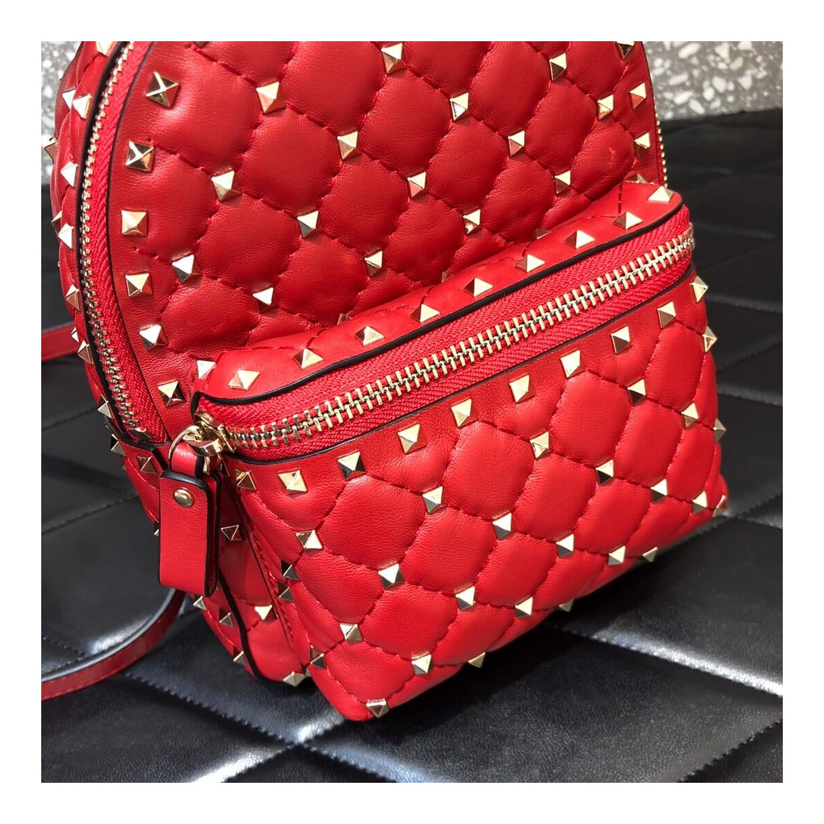 Valentino Garavani Rockstud Spike Mini Backpack 0630J