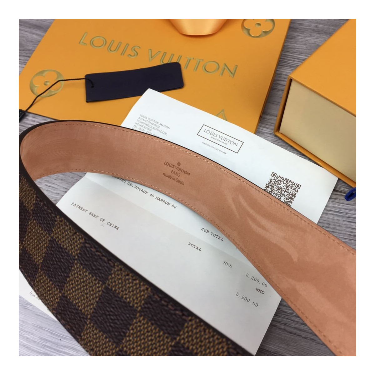 Louis Vuitton Initiales 40mm Belt M9822