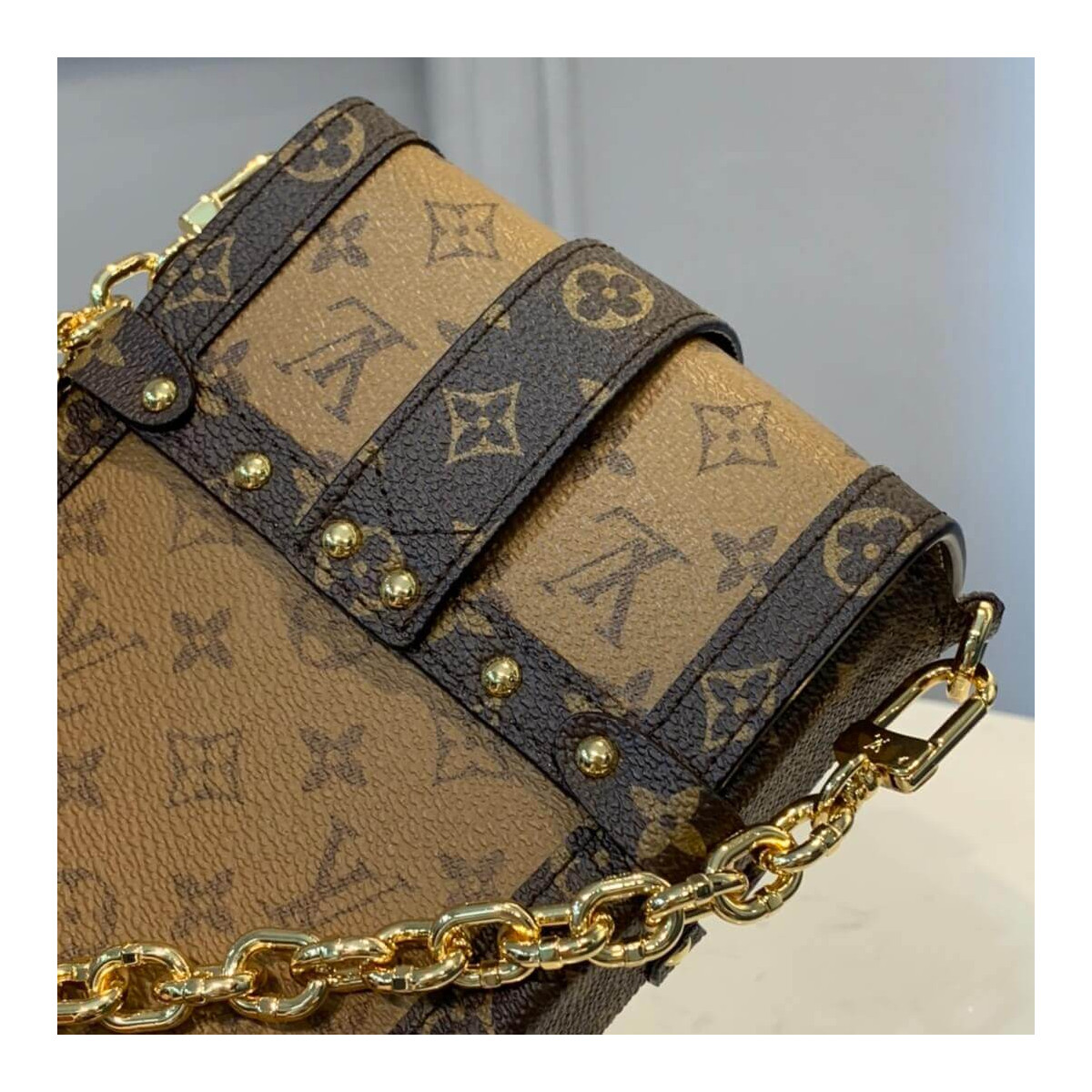 Louis Vuitton Vertical Trunk Pochette M67873