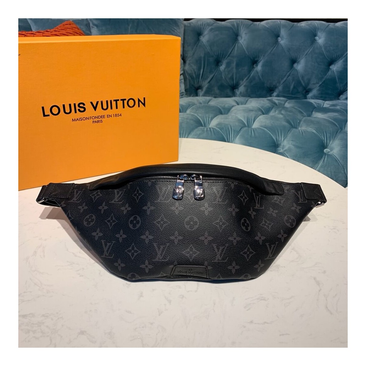 Louis Vuitton Monogram Eclipse Discovery Bumbag M44336