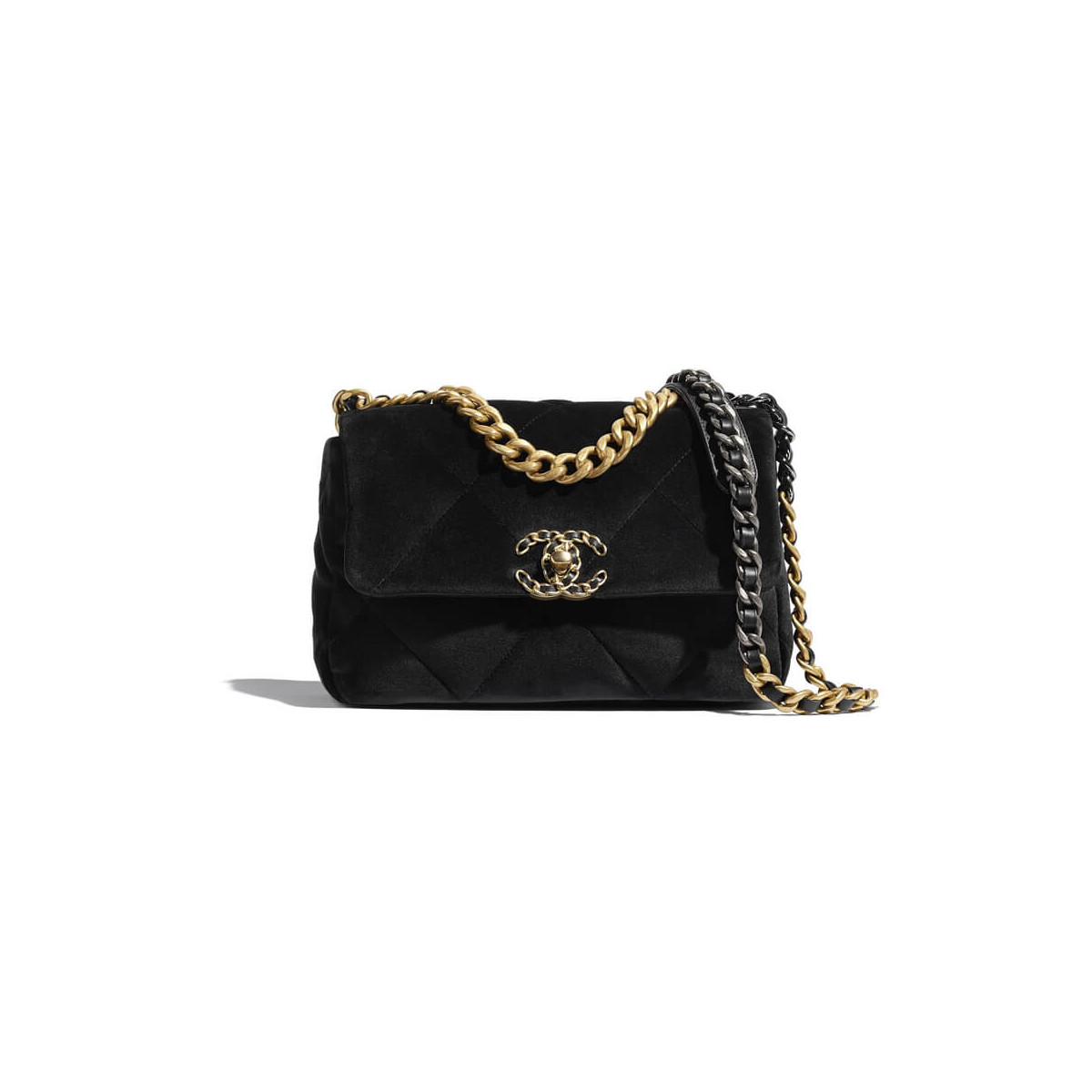 Chanel 19 Small Velvet Flap Bag AS1160