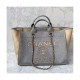 Chanel Wool Felt Deauville Shopping Bag A60598 Grey